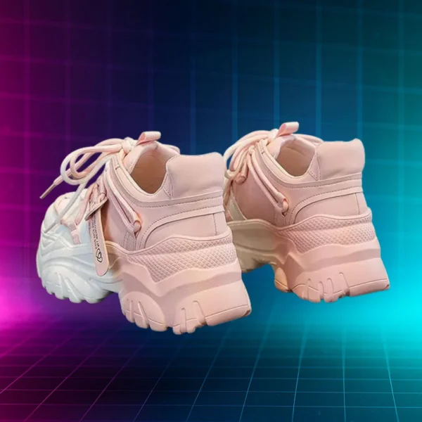 Big Chunky White Sneakers 2