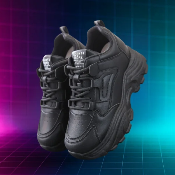 Black Platform Sneakers Women 2
