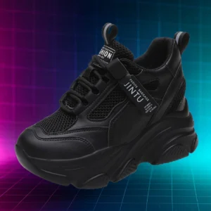 Black Sneakers Platform 1