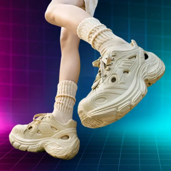 Chunky Beige sneakers 2