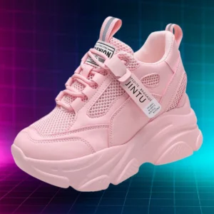 Chunky Pink Sneakers 1