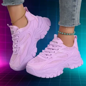 Purple Chunky Sneakers 1