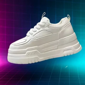 White Chunky Sneakers womens 1