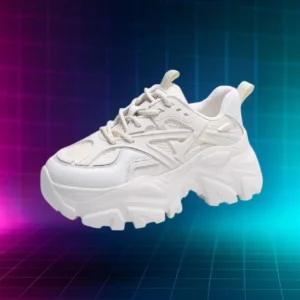 White Sneakers With Platform 1